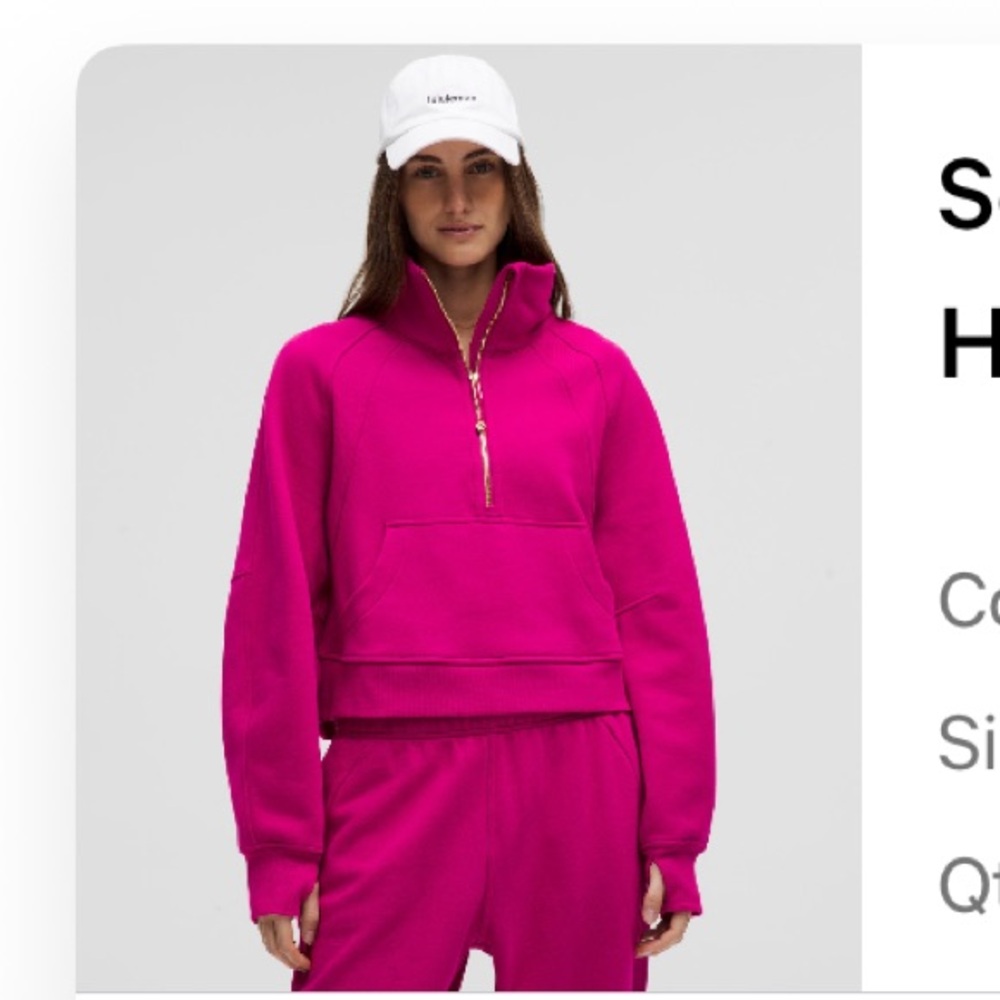 Lululemon Scuba Oversized Funnel Neck